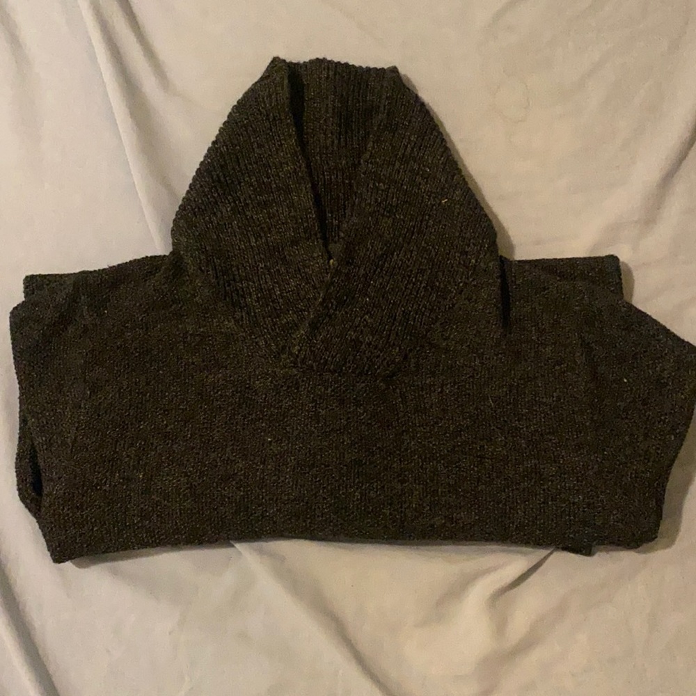 Grey fancy sweater with a nice V neck